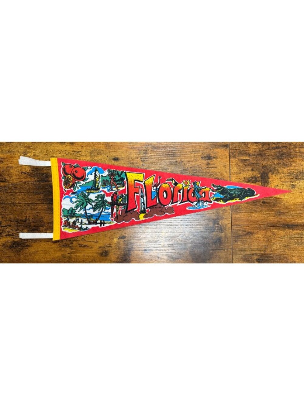 Vintage Florida pennant Made in USA